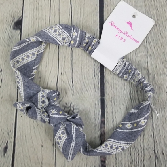 TOMMY BAHAMA | 18 month elastic bow detail headband - Picture 1 of 4